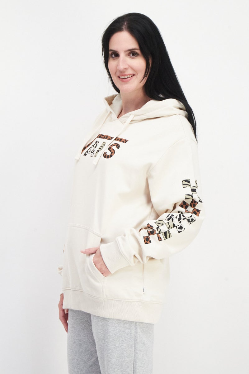 VANS هودي طويل الأكمام للنساء، بيج كومبو - Image 2