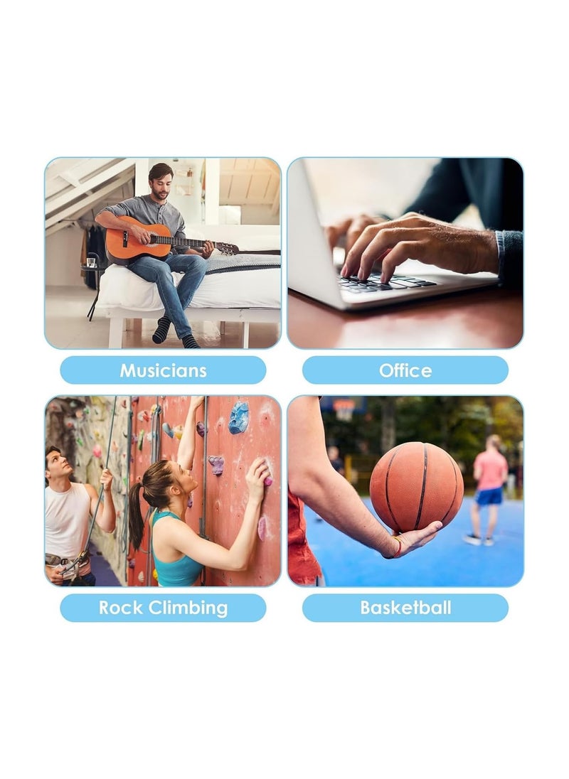 Generic - مقوي أصابع عالي الجودة، مدرب قوة القبضة، مقوي قبضة اليد للأولاد، تمارين اليد، جهاز تمارين الأصابع ومقوي اليد، شريط تمارين التمديد لتدريب المعصم، قطعة واحدة - Image 1