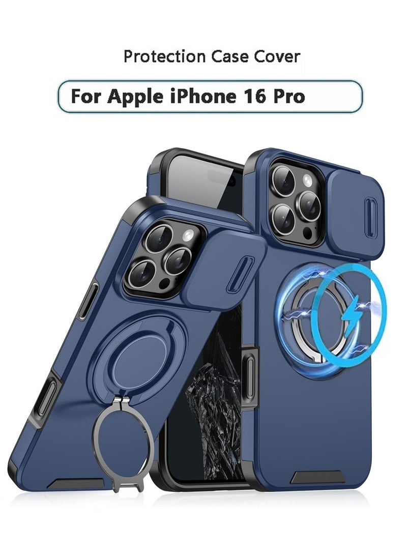 إكس ليفيل غطاء حالة iPhone 16 Pro Magsafe مع غطاء كاميرا الشريحة - Image 1