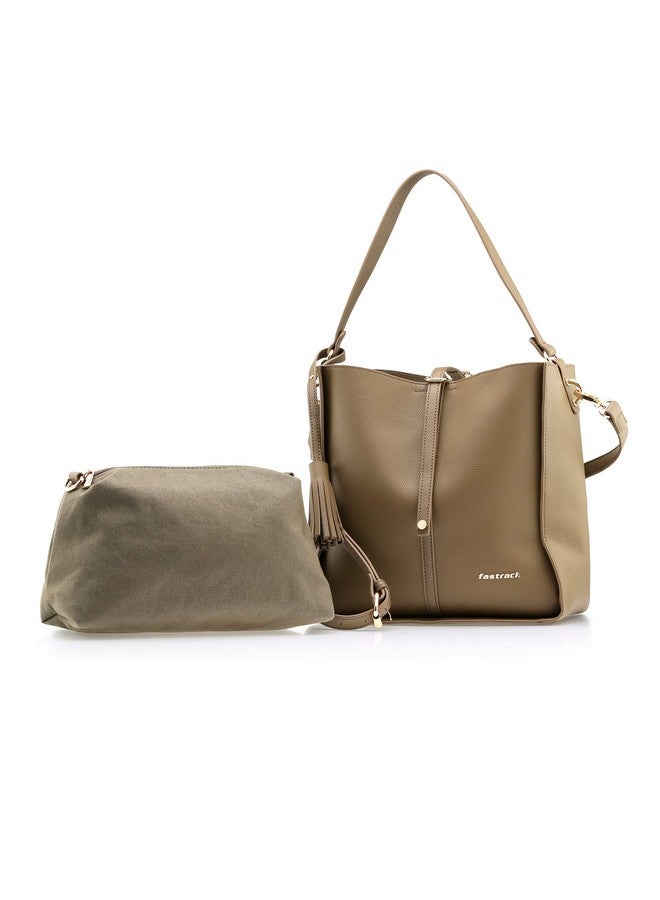 Fastrack Women's Casual Everyday Chic Shoulder Bag (Sage Green) - Image 3