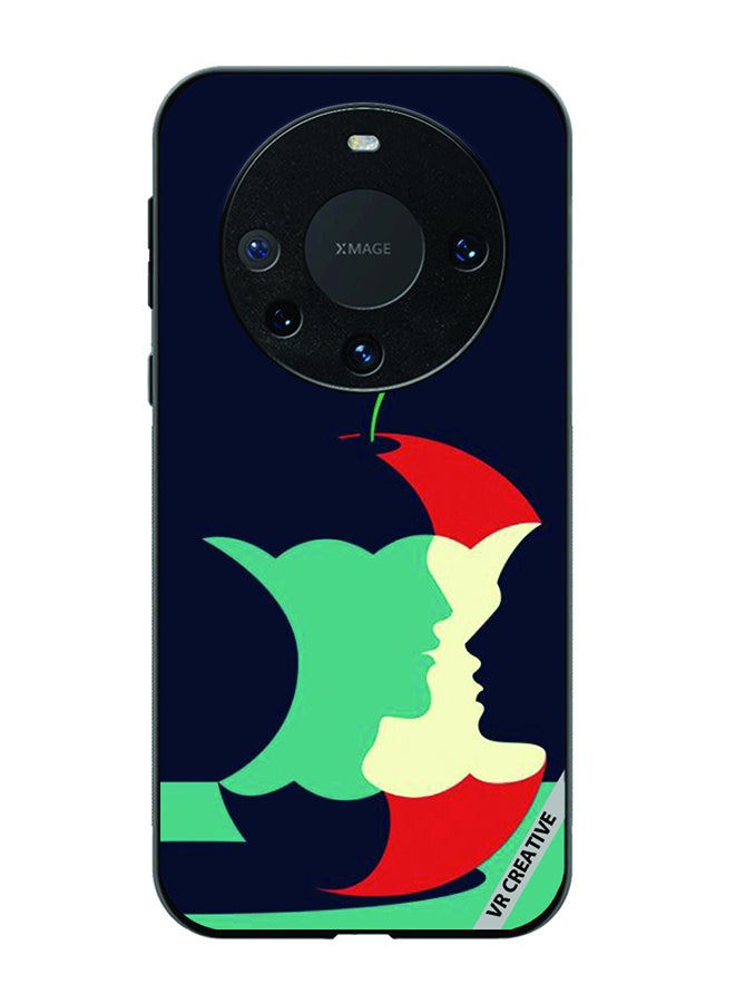 VR CREATIVE Protective Case Cover For Huawei Mate 60 Eaten Apple Design Multicolour - Image 1