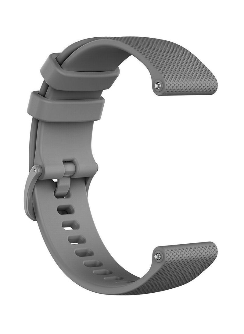 CATANES (For All Smartwatches 22mm) 22mm Silicone Straps Watch Band Strap for Huawei GT3 / Huawei GT3 pro/Huawei GT/Huawei GT 2 (46mm) Watch Band/Huawei Watch GT2 Pro Strap/Samsung Galaxy Watch 46mm / Galaxy Watch 3 45mm - Grey - Image 2