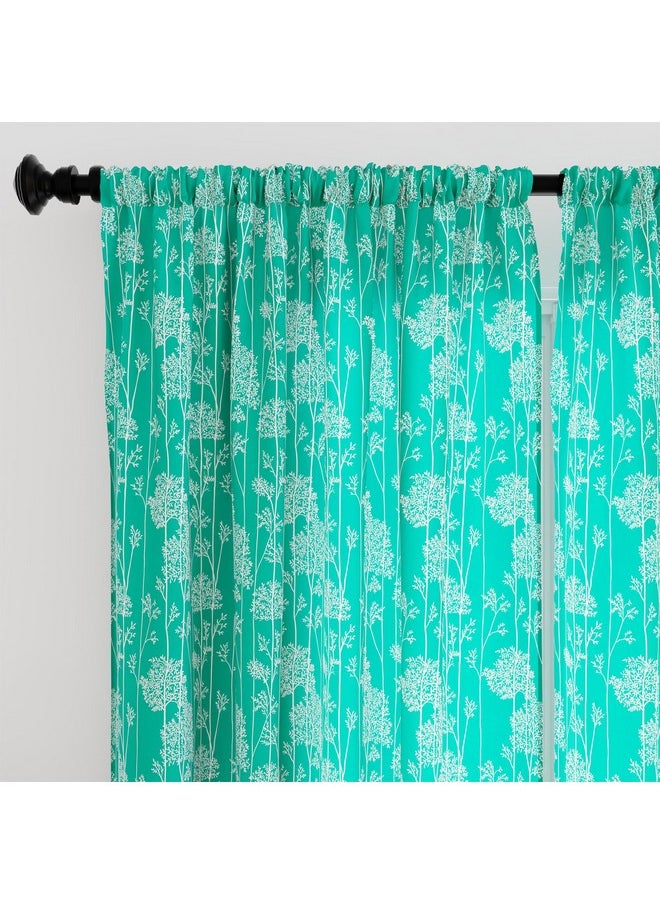 Encasa XO Window Curtain 5 ft Set of 2, Polyester Printed with Rod Pocket, Tie Back, Light-Filtering, Semi Sheer/Transparent Curtains- Kitchen, Bedroom, Living Room (140x152 cm), Blotch Teal - pzsku/Z84C925CCE00B3B2A9AF7Z/45/_/1737721259/ed891d86-a500-455f-a618-94d74c7cb2a7