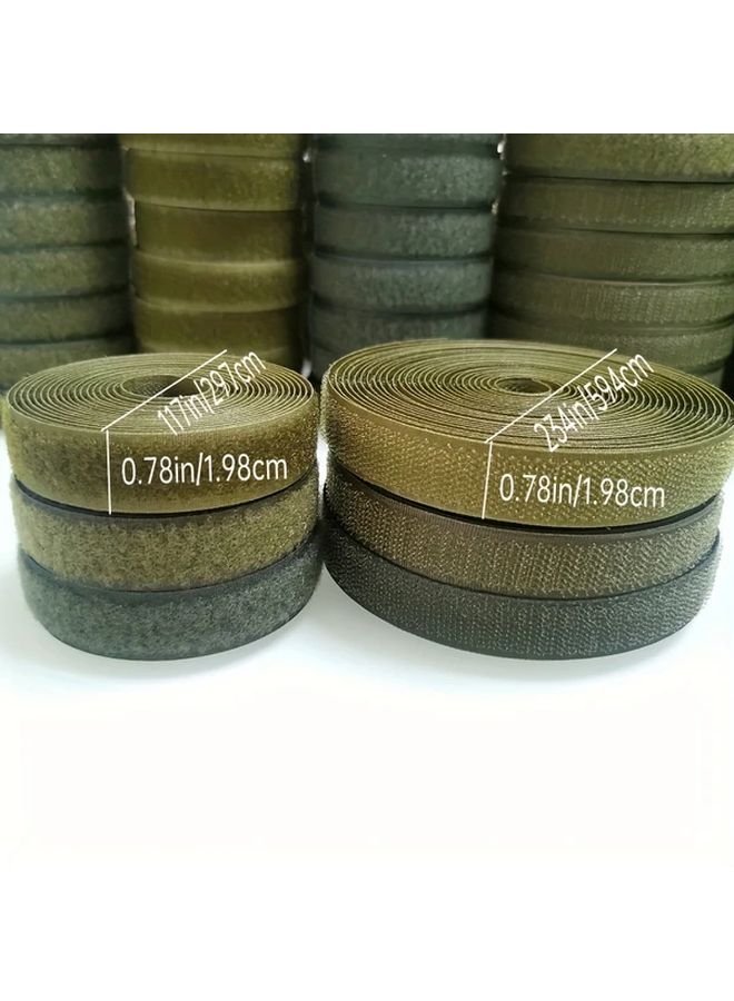 Jungle45 Hook And Loop Tape 117In X 0 78In No Glue Fastener For DIY Crafts And Clothing - Image 3