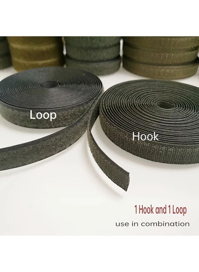 Jungle45 Hook And Loop Tape 117In X 0 78In No Glue Fastener For DIY Crafts And Clothing - Image 5