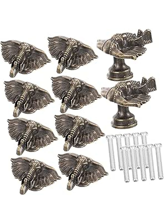 Antique Animal Cabinet Handles Zinc Alloy Drawer Knobs Vintage Style Furniture Pulls Easy Install - Image 1