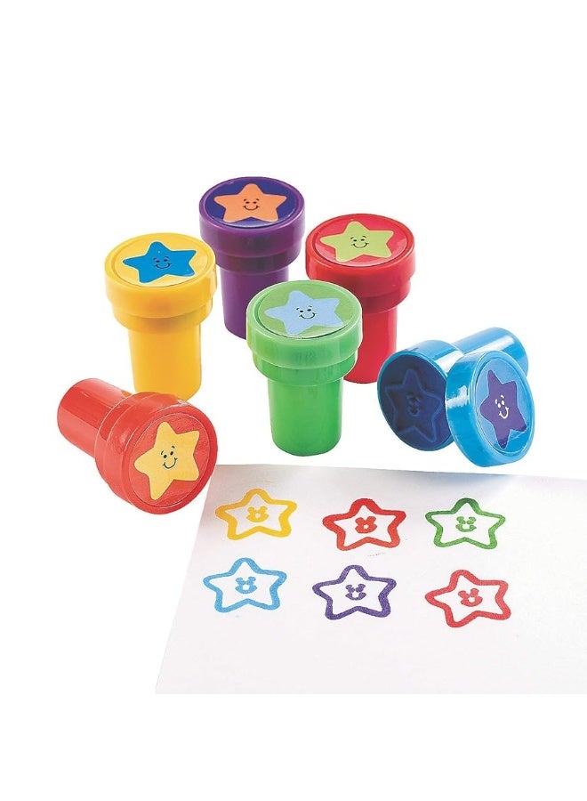 Star Stampers - Bulk Set of 24 - Safe and Non-Toxic - Classroom Supplies and Party Favors