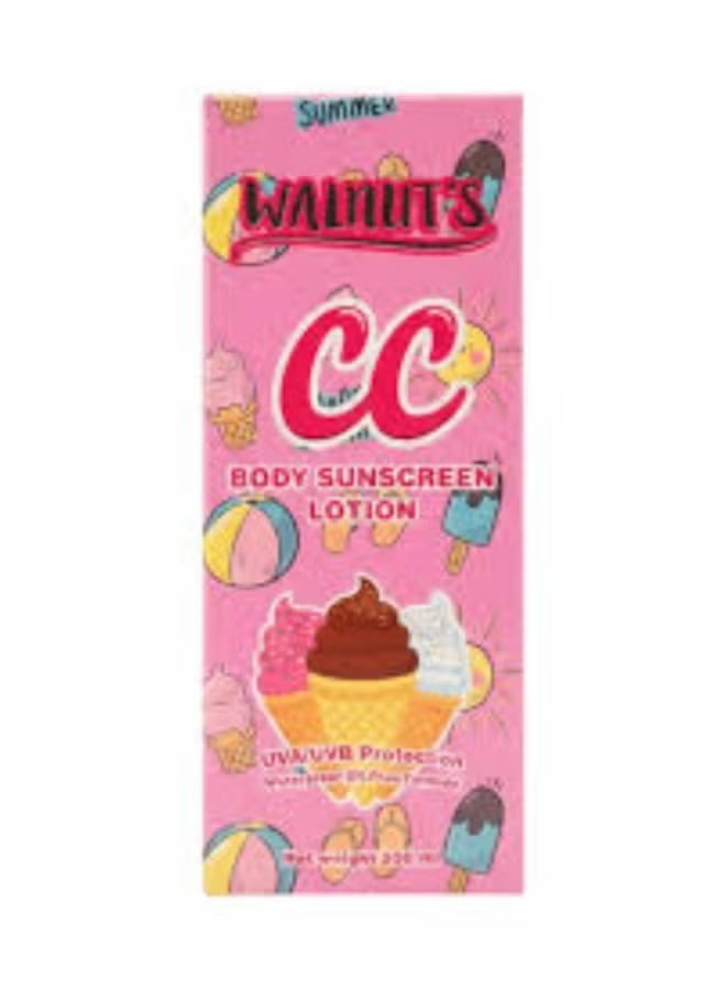 Walnuts CC Sunscreen Body Lotion - 200ml - Image 1