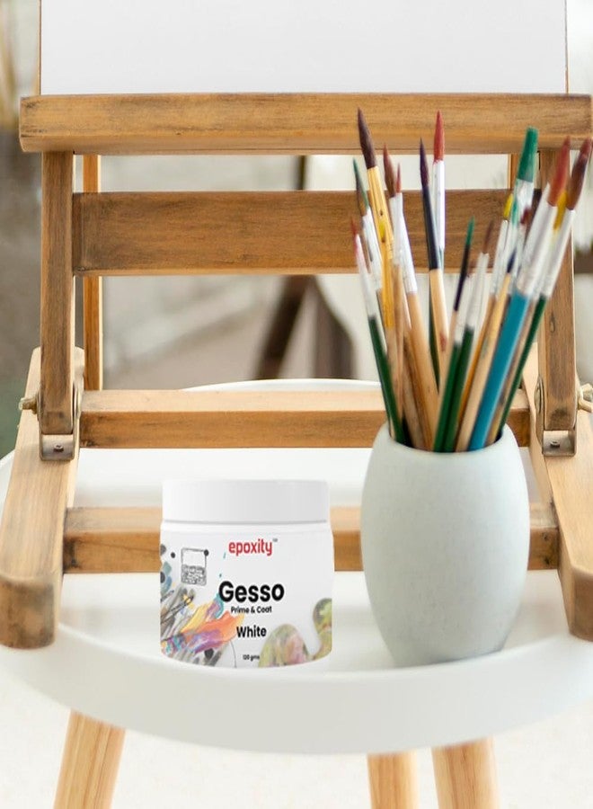 Epoxity Gesso White [120g x 3] for oil and acrylic painting | Universal smooth Primer | Texture Medium for MDF, wood, canvas, clay - Image 2