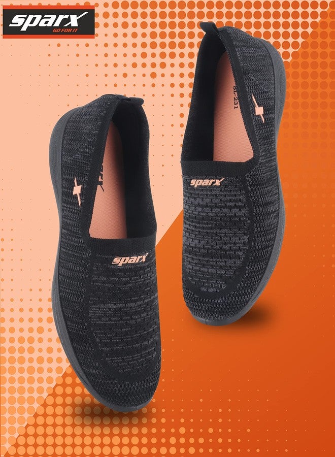 Sparx Womens SL 231 | Stylish, Comfortable | Black Sneaker - 5 UK (SL 231) - Image 2