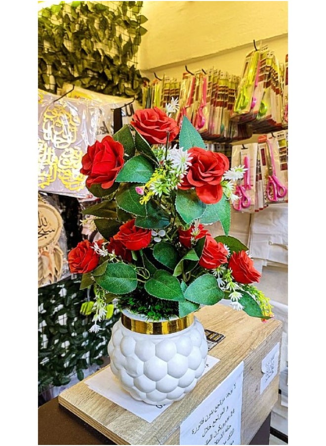 ماركة غير محددة بوت زرع صناعي طويل (ديكور)  - Image 3