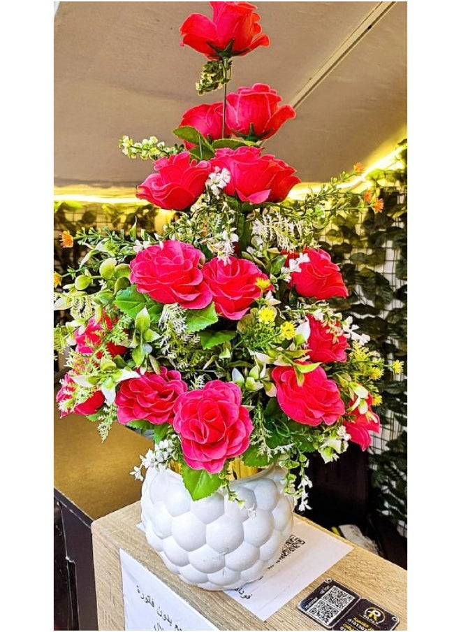 ماركة غير محددة بوت زرع صناعي طويل (ديكور)  - Image 4