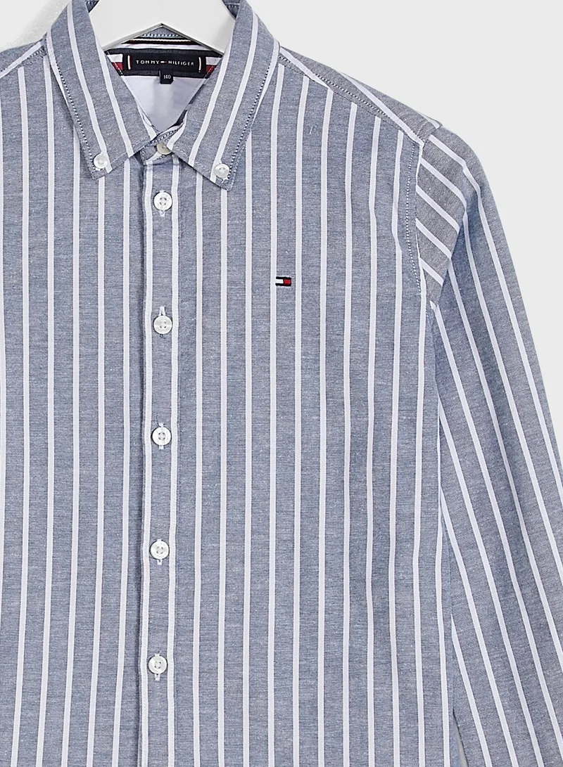 TOMMY HILFIGER Kids Striped Shirt