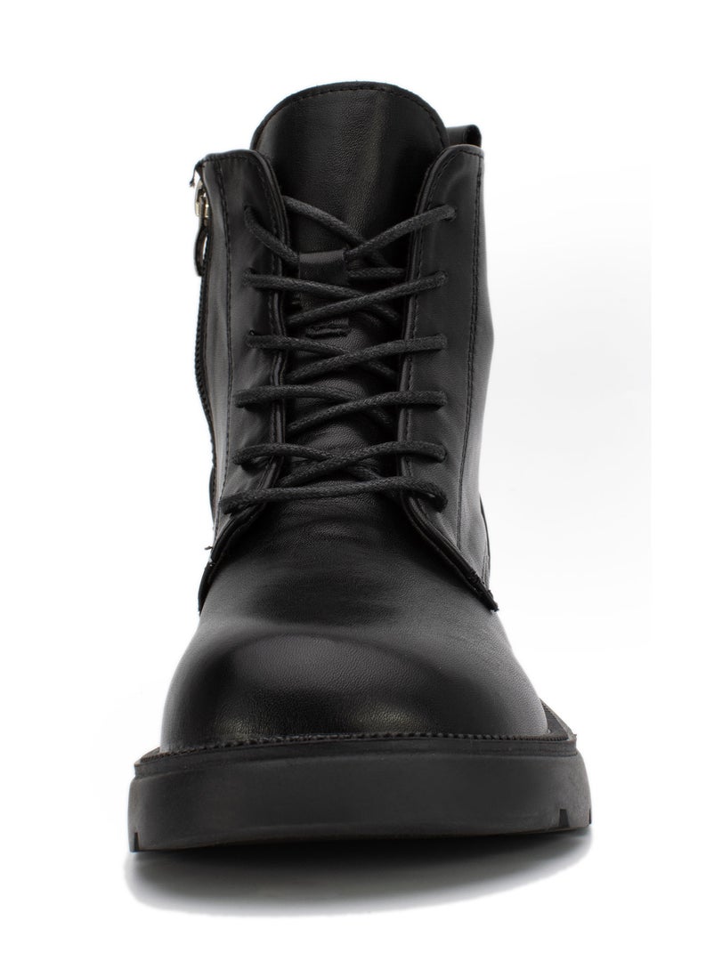 Lucky Kids - Lucky Kids Classic Lace Up & Side Zipper Unisex Chelsea Boots With Comfortable Non-slip Anti Skid Soles For Outdoor Walking & Fashion - Image 1