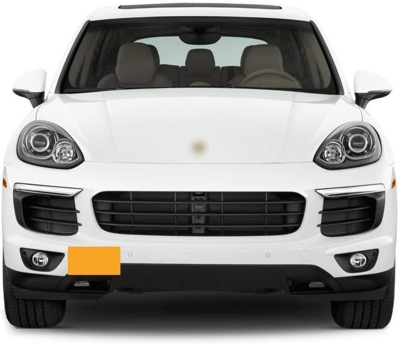 Xotic Tech Black Aluminum Bumper Tow License Plate Mount Bracket for Porsche Cayenne 2011-2017 - Image 5