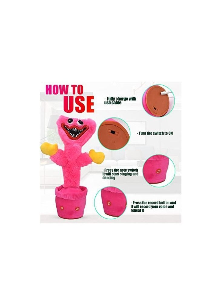 Y&D - Poppy Playtime Toy Huggy Wuggy Singing Dancing Recording Figure Doll Plush Puppet - Image 1