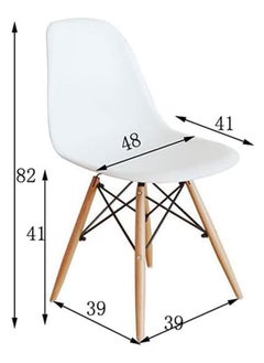 Golden 5-Piece Dining Table Chair Set,Modern Kitchen Table with 4 Chair,Wooden Coffee Table Leisure Breakfast Table and Chairs for for Kitchen/Living Room/Office/Cafe/Meeting Room(100cm)  - Image 2