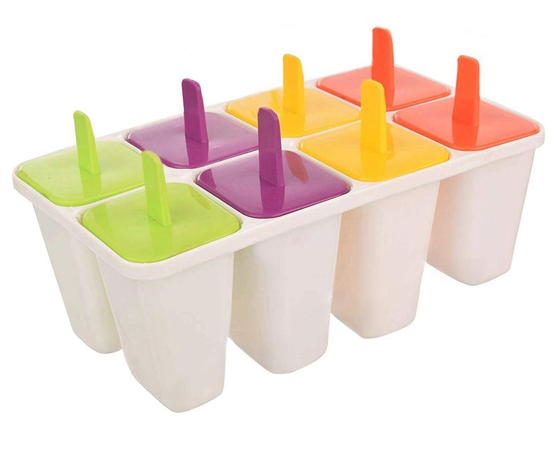 PUTHAK Tutty Fruity Crazy Ice Cream Mould and Kulfi Maker Multicolor Plastic Ice Cube Tray Set Ice Cream Mould - Image 1