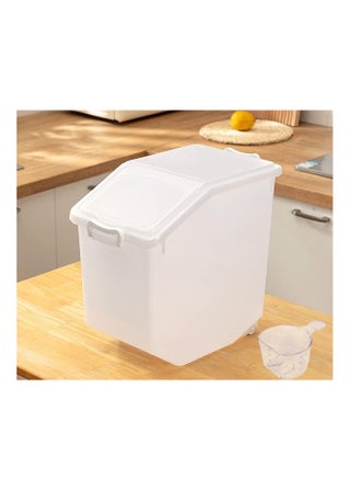 Rice Storage Container 15 Kg Capacity - Food Storage Container with Lid, BPA Free Plastic Large Cereal Sotrage Box, Kitchen Multifunctional Container with Measuring Cup - pzsku/Z84C9899B0F7A8A012F24Z/45/_/1719381801/2c63168c-5b30-4518-8353-c5d50f4cb8f2