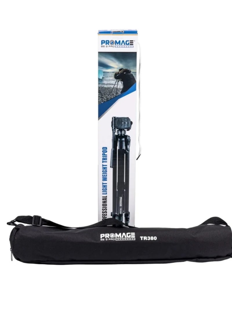 PROMAGE TR 380 Camera Tripod Aluminum Camera Tripod with 3-Way Swivel Pan Head,Bag for Camera DSLR - Image 3