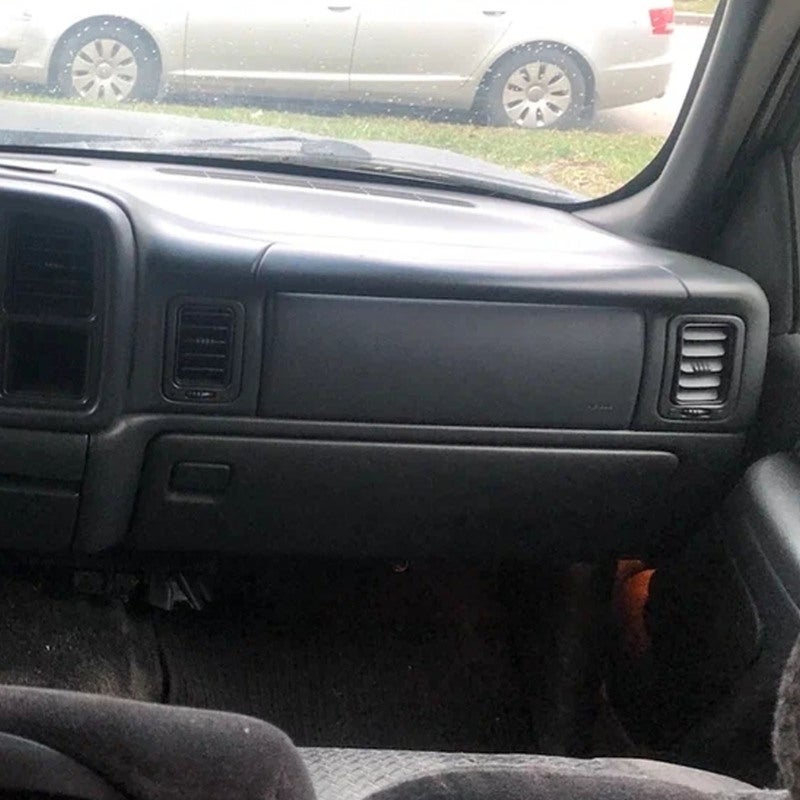 Dash AC Air Vent Dark Gray: High Strength ABS Material Enhanced Air Distribution - Waterproofing Replacement for 1500 HD, 2500 HD, 3500 Passenger Side - Image 1