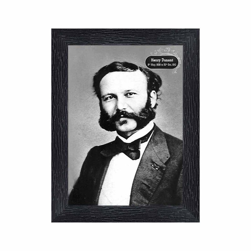 pnf Henry Dunant Wood Photo Frames with Acrylic Sheet (Glass)(photoframe,Multicolour,6x8inch)-19773 - Image 5