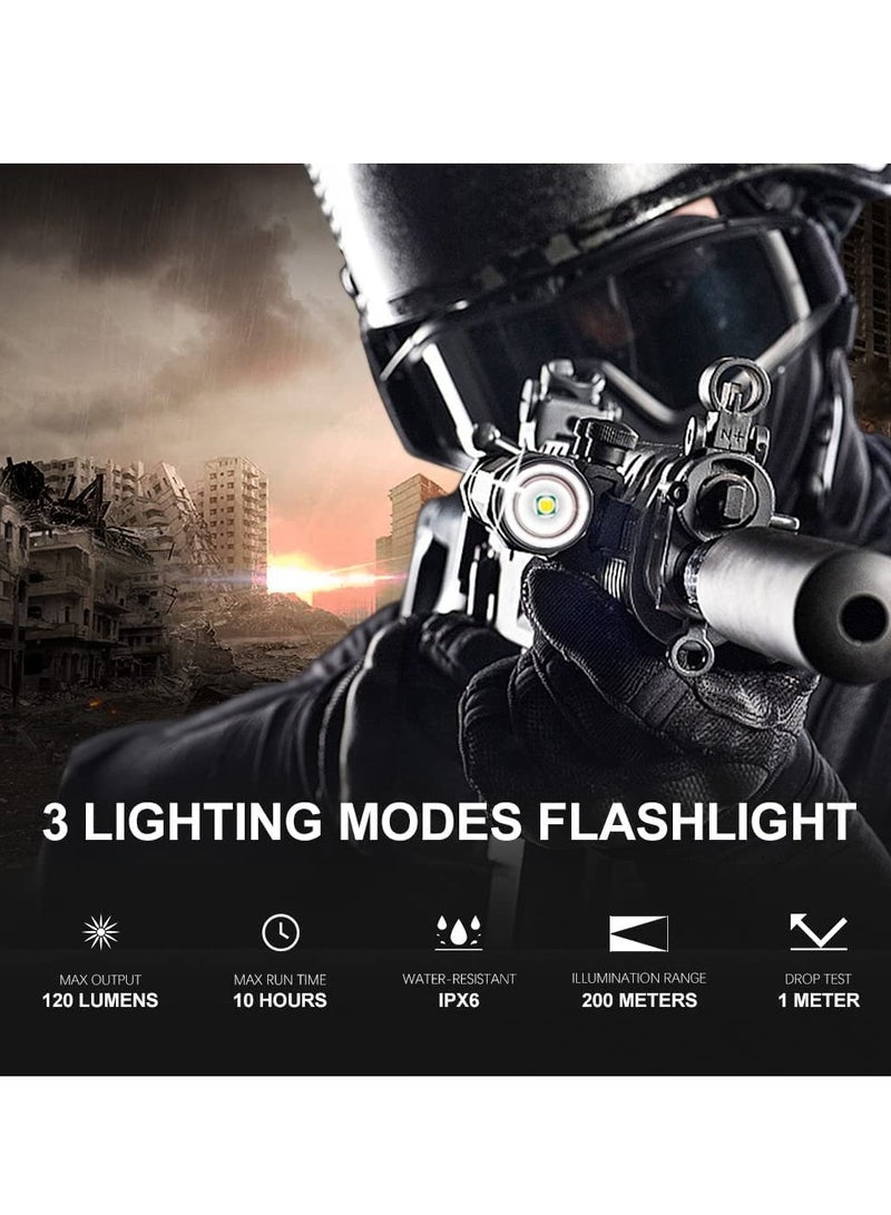 USB Rechargeable Torch, Outdoor Emergency Light Check Light XPE/COB Mini Torch, Portable Waterproof Handheld Torch for Camping, Outdoor, Emergency and Daily Use 2 Pack - Image 5