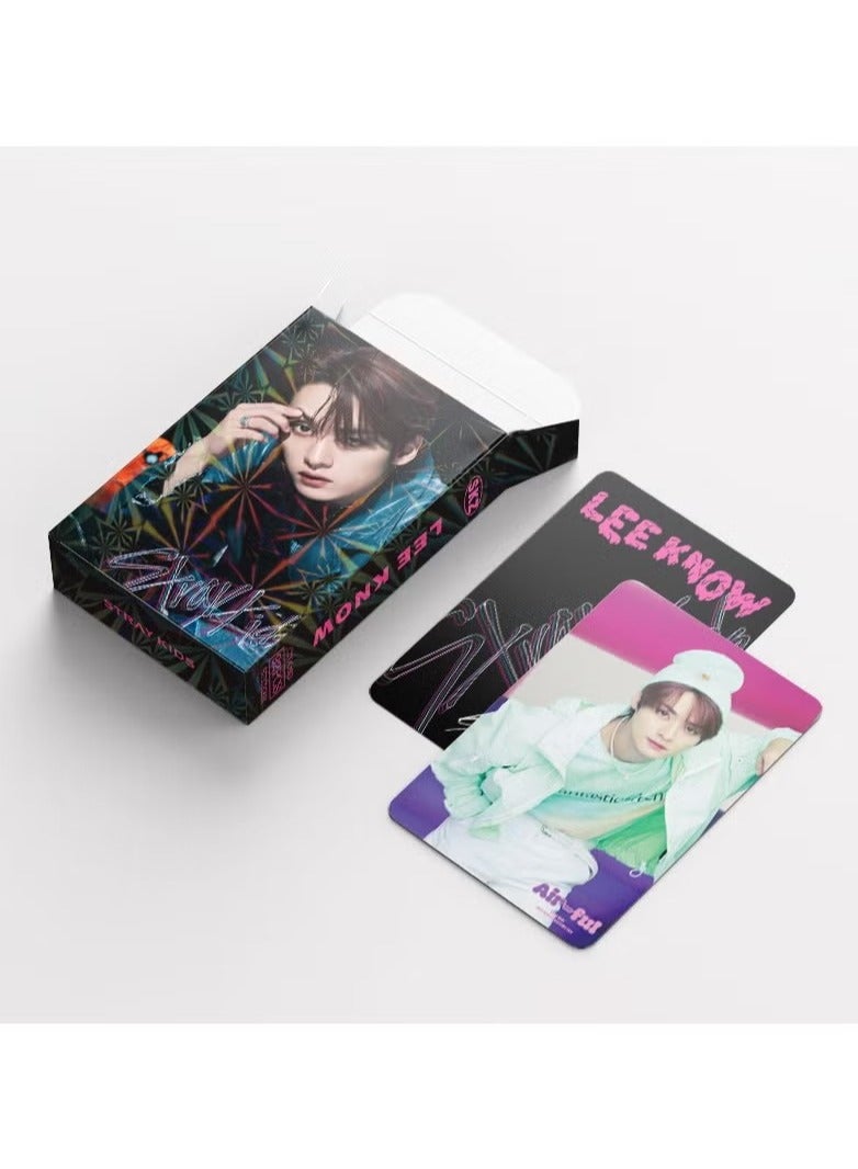 92Pcs Stray Kids Member Leeknow Personal Lomo Card And Sticker - Image 3