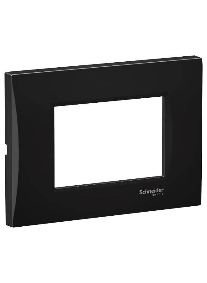 Schneider Electric  Easy Styl, cover frame, 3 modules, black 