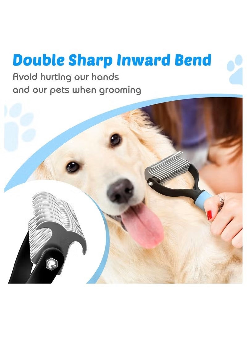 فرشاة تمشيط احترافية لإزالة تشابك شعر القطط والكلاب - مثالية للشعر الطويل والمتساقط متعدد الالوان - Image 1