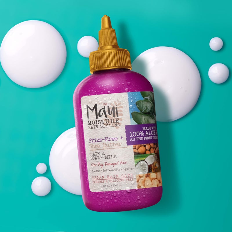 MAUI MOISTURE Maui Shea Butter Hair & Scalp Milk Treatment, Soothing, Hydrating, 5 fl oz - Image 5