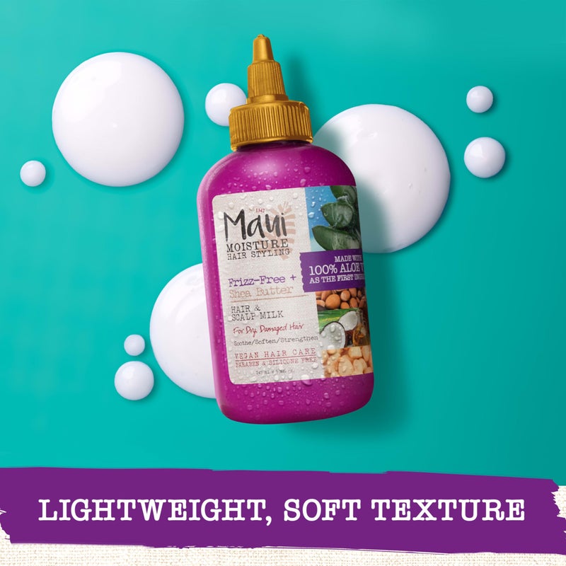 MAUI MOISTURE Maui Shea Butter Hair & Scalp Milk Treatment, Soothing, Hydrating, 5 fl oz - Image 2