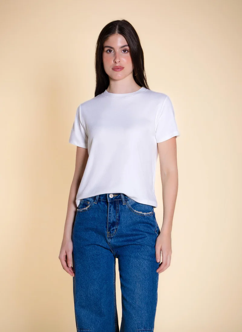 SHAPES MIDWEIGHT RIBBED T-SHIRT