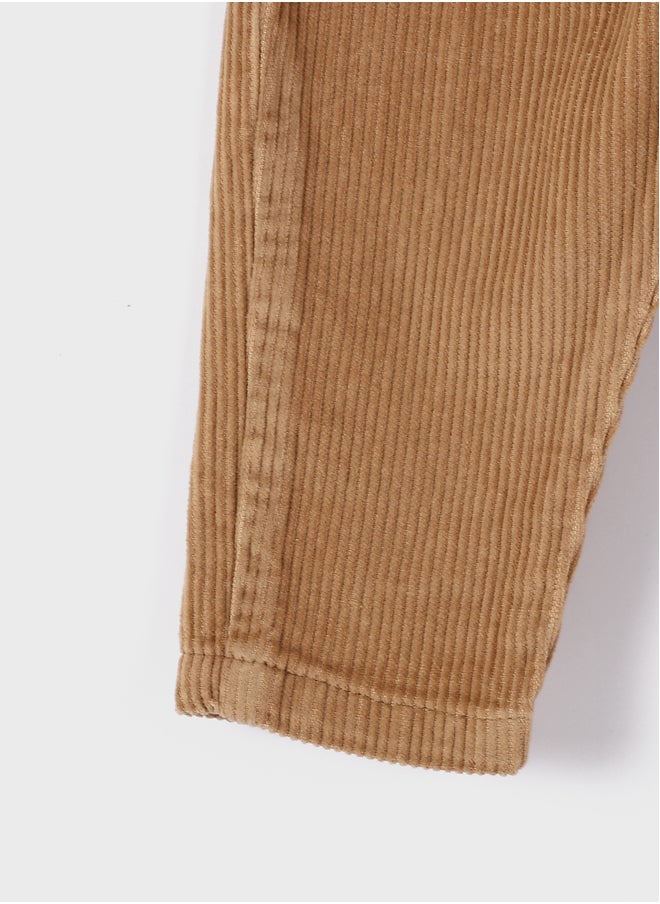 LC WAIKIKI Elastic Waist Baby Girl Velvet Trousers  - Image 4