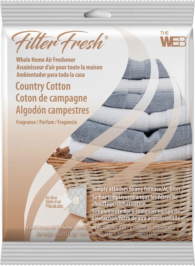 WEB FilterFresh Whole Home Country Cotton Air Freshener 0.8 Ounce (Pack of 1) - Image 1