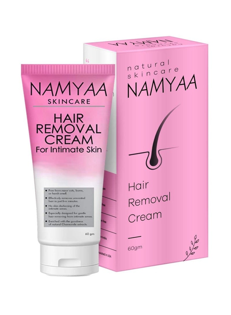 Namyaa Hair Removal Cream for Intimate Skin women 60gm - Image 1