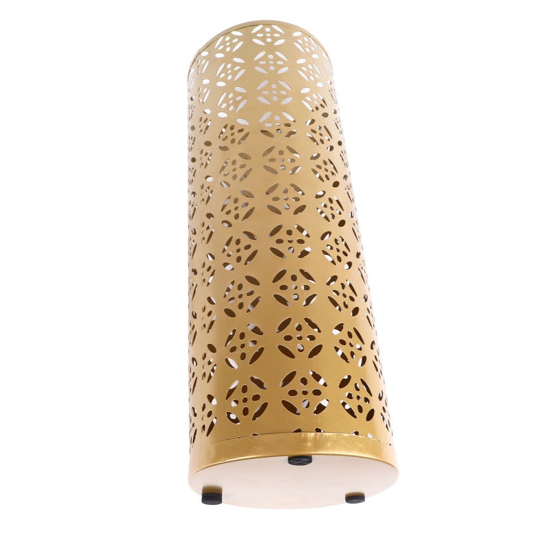 Umbrella Stand: Gold M Size - Rust Proof Premium Metal Compact Space Saving Hollow Design Umbrella Holder for Entryway Office Home - Image 4