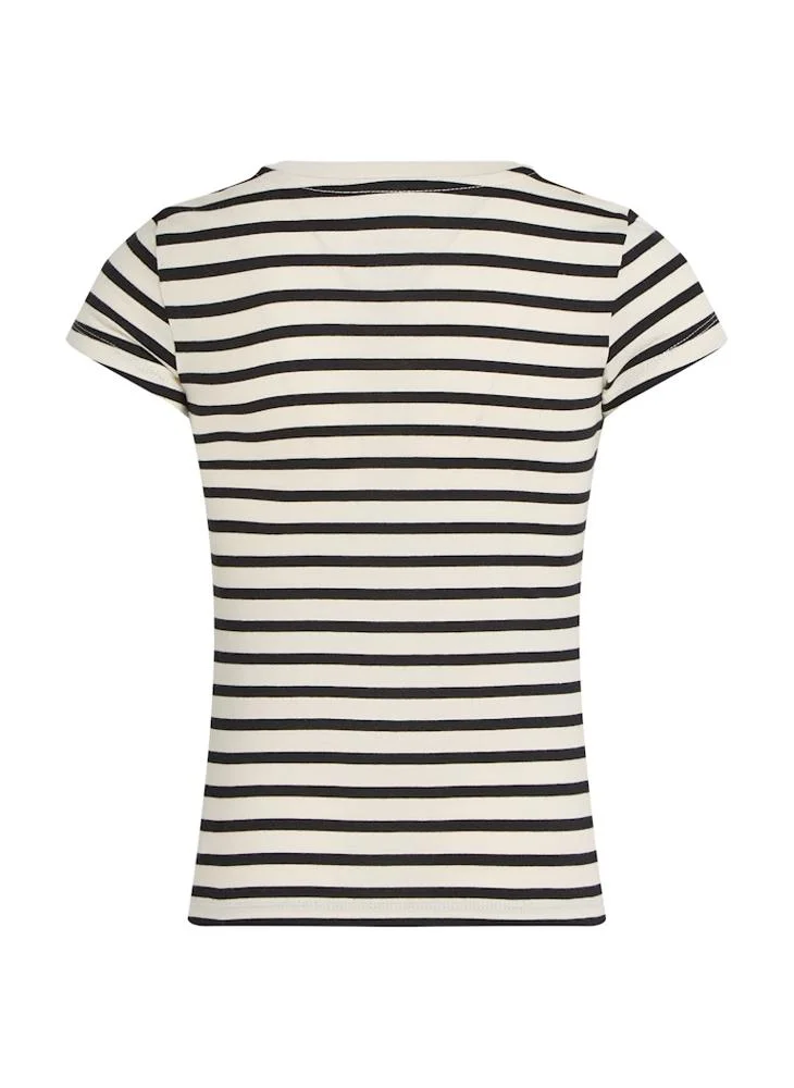 كالفن كلاين جينز Youth 2 Pack Stripe Slim T-Shirt