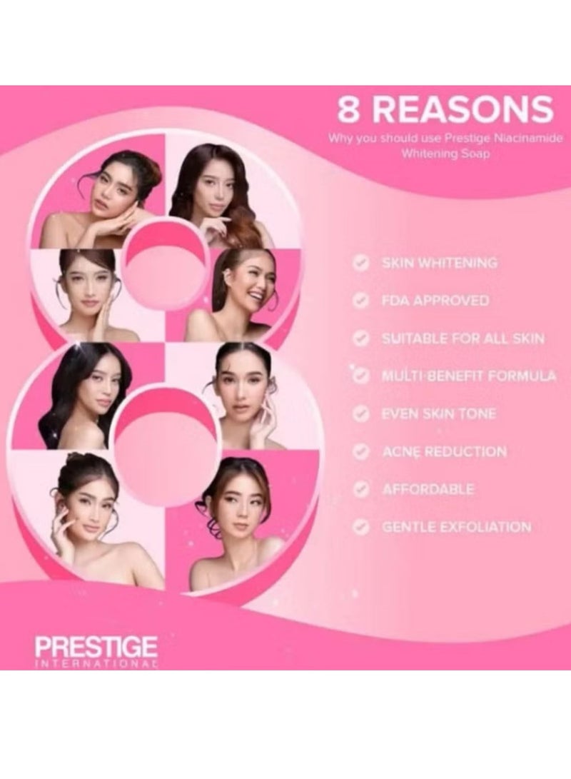 برستيج صابون تبييض النياسيناميد 75 جرام - Image 3