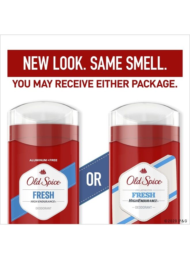 Old Spice High Endurance Long Lasting Deodorant Fresh 3 Ounce (Pack of 3) - Image 2