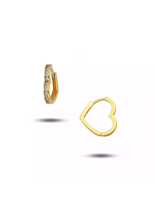 Ruby Art Gold 18K Pure Gold Women’s Earrings – Elegant Lightweight & Hypoallergenic - 2.94      Gram - Image 1