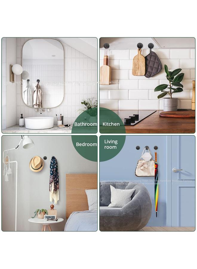 Bluejw Stainless Steel Traceless Strong Adhesive Hook Nail-free Toilet Coat Hook Duck Tongue Hook Towel Hook Baseball Cap Hook - Image 4