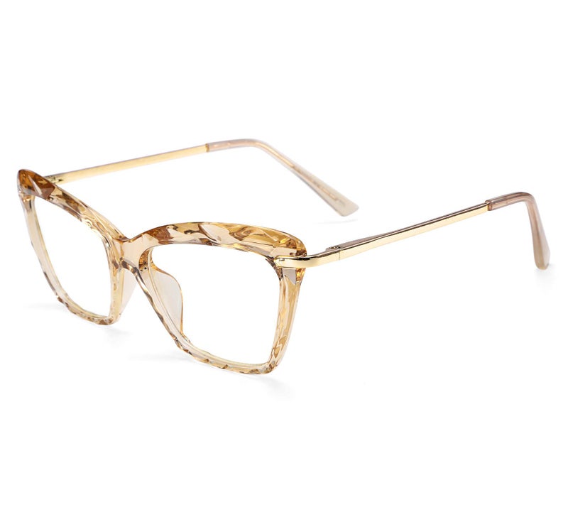 FEISEDY Cat Eye Glasses Frame Clear Lenses Lightweight Eyewear for Women B2440 - Image 2