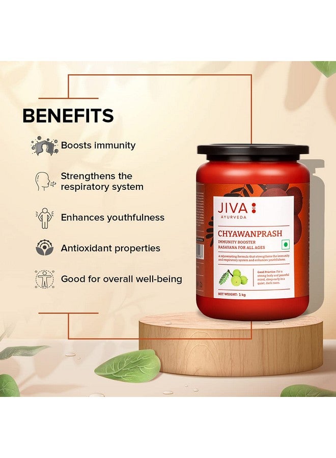 Jiva Chyawanprash | Goodness of Ayurveda | 100% Pure & Natural & Rich in Vitamin-C | Natural Rejuvinator & Immunity Booster | For Men & Women 1kg (Pack of 1) - Image 4