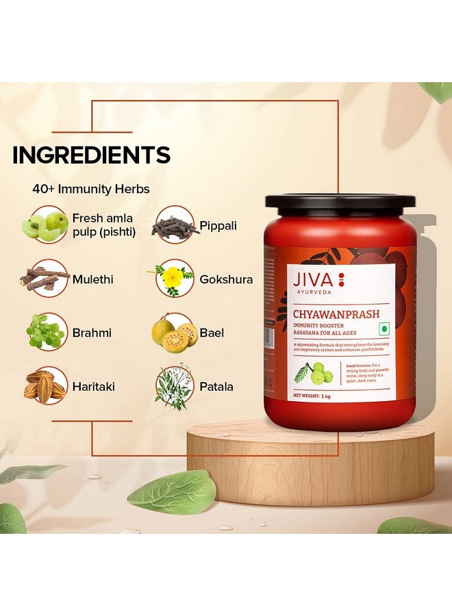 Jiva Chyawanprash | Goodness of Ayurveda | 100% Pure & Natural & Rich in Vitamin-C | Natural Rejuvinator & Immunity Booster | For Men & Women 1kg (Pack of 1) - Image 5