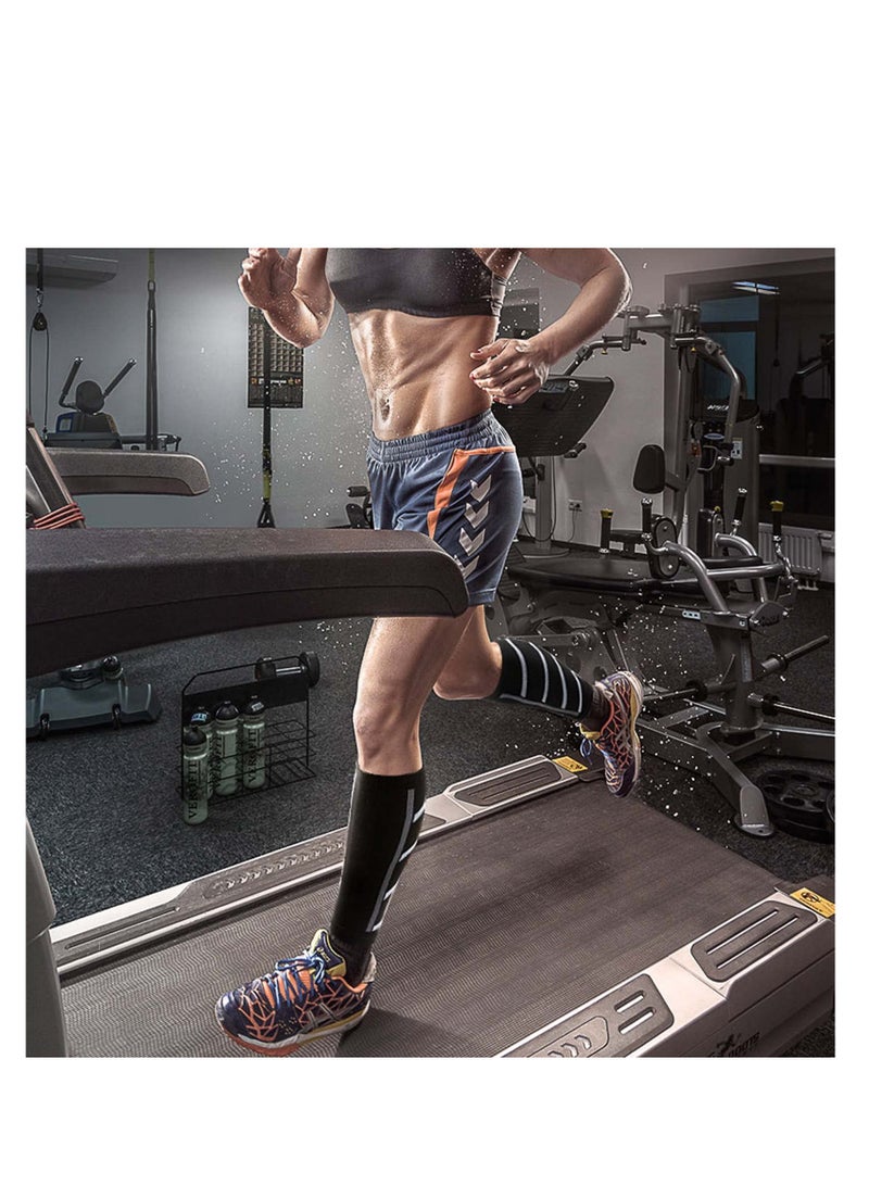 SYOSI Calf Compression Sleeve, Support Leg Sleeves Legs Pain Relief, Shin Splint and Calf Support Brace, Compression Calf Guards, Ideal for Running,Injury Recovery, Muscle Cramps - Image 3