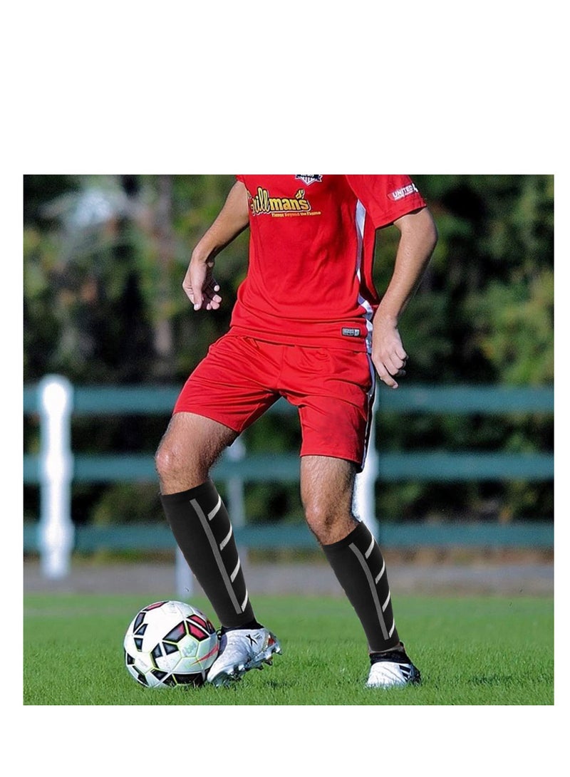 SYOSI Calf Compression Sleeve, Support Leg Sleeves Legs Pain Relief, Shin Splint and Calf Support Brace, Compression Calf Guards, Ideal for Running,Injury Recovery, Muscle Cramps - Image 5