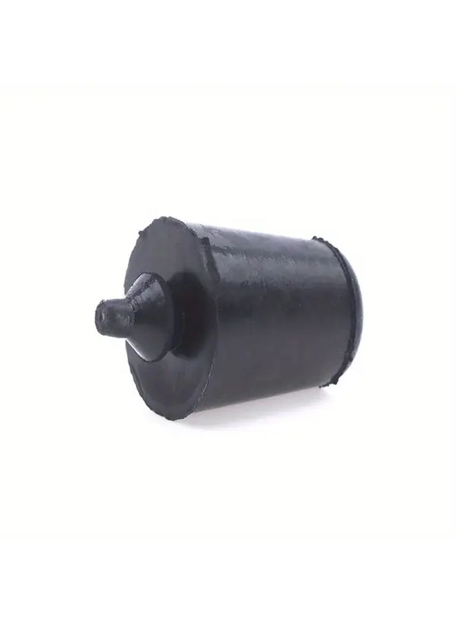 2pcs Black Rubber Door Buffer Damper Blocks Shockproof Noise Reduction - Image 4