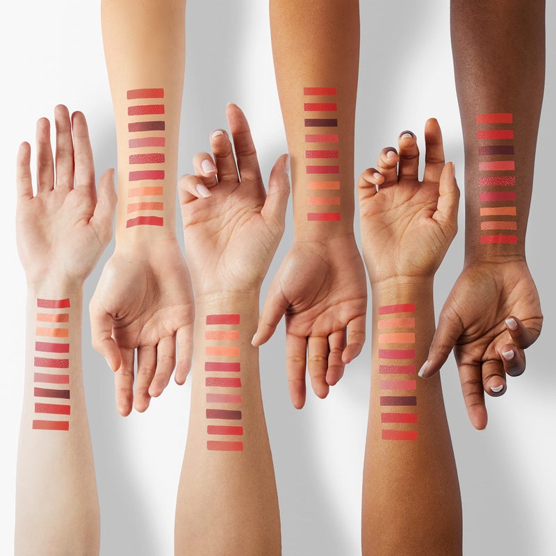 docolor Eyeshadow Palette 9Colors Red Eyeshadow Gemstone Shadow Palettes Highly Pigmented Mattes Shimmers Smokey Glitter Cream Colorful Powder Blendable Long Lasting Waterproof Makeup Palette - Image 4