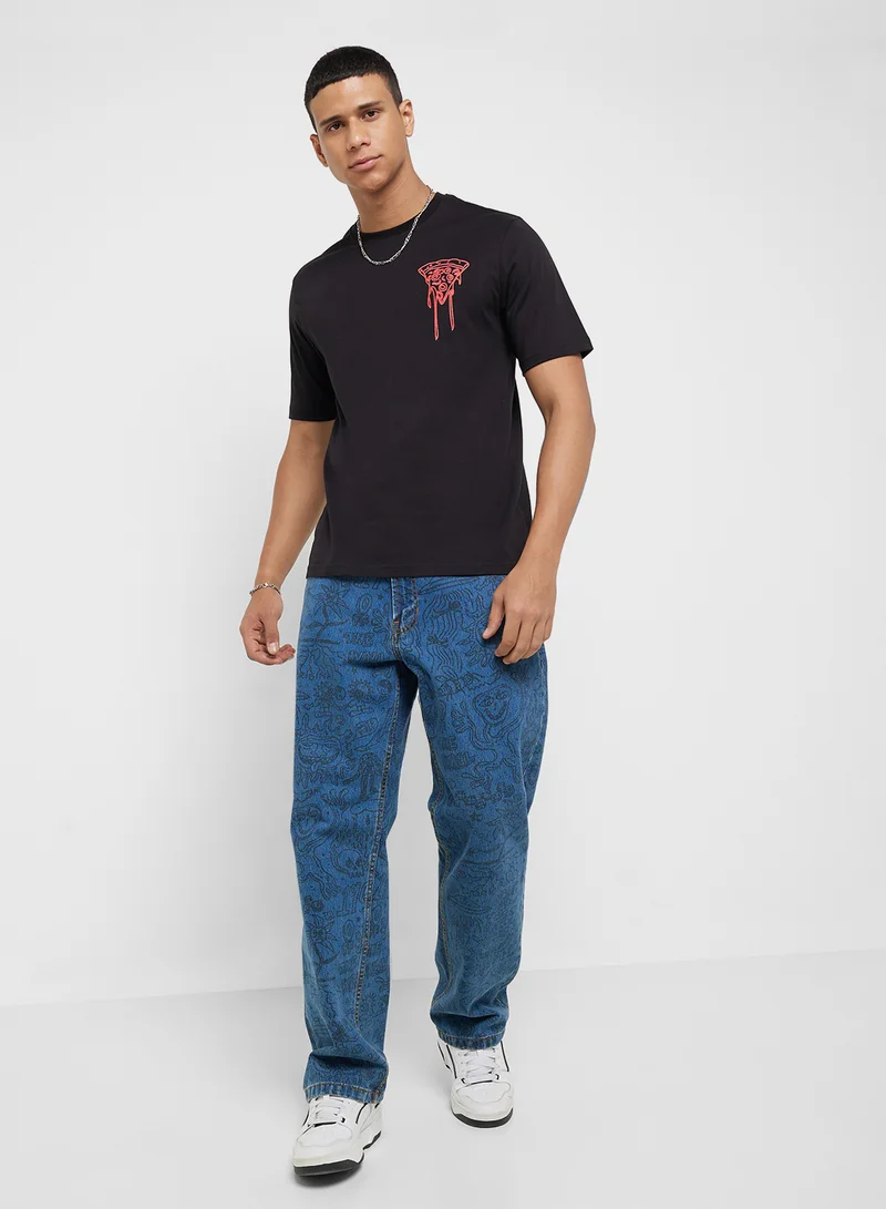 Seventy Five Oversized Graphic T-Shirt